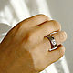 Wedding Orthodox rings made of silver (Ob31). Engagement rings. anna-epifanova. My Livemaster. Фото №5