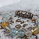 CREATED ON NEW YEAR'S DAY - ji 7 eyes with topaz. Ji bead. Jewerly for Happiness. My Livemaster. Фото №6