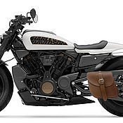 Сумки и аксессуары handmade. Livemaster - original item The trunk for the Harley Davidson Sportster S 2021 pendulum is brown. Handmade.