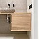 Hanging cabinet under the sink made of solid oak ' White Oak'. Furniture for baths. uloft. My Livemaster. Фото №4