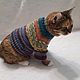 Sweater for animals 23101. Pet clothes. HOBBIMANIYA. My Livemaster. Фото №5