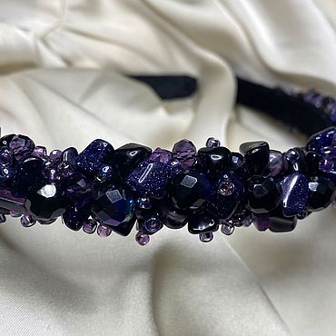 Украшения ручной работы. Ярмарка Мастеров - ручная работа Ободок «Изабелла». Handmade.