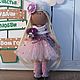 Интерьерная текстильная кукла фигуристка( портретная), Портретная кукла, Москва,  Фото №1