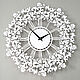 Wall clock 'Francis' made of metal 50 cm, white, Watch, Samara,  Фото №1
