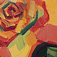 Картина квадратная маленькая цветы с розой маслом цветок Чайная роза. Картины. Анна Крюкова (impression-живопись). Ярмарка Мастеров.  Фото №5