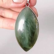 Украшения handmade. Livemaster - original item pendant of jade. Handmade.