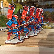 Куклы и игрушки handmade. Livemaster - original item Play set: Samurai from the Naginata. Handmade.