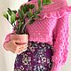 Свитер из мохера в ярко-розовом оттенке. Свитеры. MariaChernova_knitwear. Ярмарка Мастеров.  Фото №6