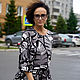 NATALINI Летнее платье из твила монохром. Платья. natalini  Женская одежда. Ярмарка Мастеров.  Фото №6
