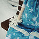 Кукла ручной работы "Снегурочка". Дед Мороз и Снегурочка. Просто Счастье. Интернет-магазин Ярмарка Мастеров.  Фото №2