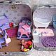 Кукольный домик в чемодане, Детская комната. Кукольные домики. Кукольные Истории (alekseeva-dolls). Ярмарка Мастеров.  Фото №6
