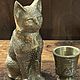Винтаж: Большая фигурка « Кошка», латунь , 80 гг. Статуэтки винтажные. Brocante chez Alla. Ярмарка Мастеров.  Фото №10