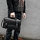 Мужская деловая сумка Roland, мужская кожаная сумка с деревом. Мужская сумка. Lemberg Leather. Ярмарка Мастеров.  Фото №5