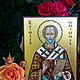 Saint Nicholas .Icon Of St. Nicholas The Wonderworker, Icons, St. Petersburg,  Фото №1