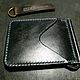 Money Clip Wallet Handmade leather wallet, Clamps, Moscow,  Фото №1