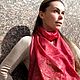 scarf batik 'Inky Paisley'. Scarves. Handpainted silk by Ludmila Kuchina. My Livemaster. Фото №6