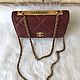 Винтаж: Сумочка винтажная Chanel Trendy CC Bordeux Small CC Top Handle Small. Сумки винтажные. Chic bags. Интернет-магазин Ярмарка Мастеров.  Фото №2