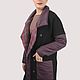 Order Coat purple black with Alpaca long winter. Yana Levashova Fashion. Livemaster. . Coats Фото №3