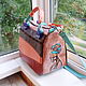 Bag bag leather with painting to order for Yana. Valise. Innela- авторские кожаные сумки на заказ.. My Livemaster. Фото №5