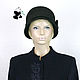 Stylish lady's hat. 100% wool. Three colors. Hats1. Mishan (mishan). Online shopping on My Livemaster.  Фото №2