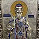 Заказать Икона Святого Благоверного князя Владимира. (под стеклом). Турченович Николай Сергеевич. Ярмарка Мастеров. . Иконы Фото №3