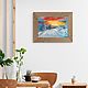 Oil Painting Winter Landscape Evening Sunset Snow. Pictures. ynik07. Online shopping on My Livemaster.  Фото №2