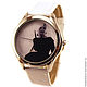 Дизайнерские наручные часы Монро Black Dress. Часы наручные. TINA BOLOTINA. Интернет-магазин Ярмарка Мастеров.  Фото №2