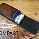 Портсигар под сигареты  (арт. Тайга compact). Портсигары. Портсигары и футляры МОЛОТОВ. Интернет-магазин Ярмарка Мастеров.  Фото №2