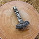 Forged viking amulet. Thor's hammer Mjollnir. Amulet. Forge & Leather FoxxCraft. My Livemaster. Фото №4