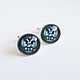 Заказать Gemelos de plata el Escudo de armas de la federación de rusia (grandes). Linda (LKdesign). Ярмарка Мастеров. . Cuff Links Фото №3