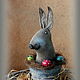 Easter Bunny Zack textile doll. Rag Doll. Goog attik Laura 9437. Online shopping on My Livemaster.  Фото №2