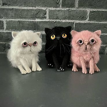 Куклы и игрушки ручной работы. Ярмарка Мастеров - ручная работа Котики. Handmade.