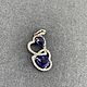 Кулон с сапфирами 1,7 ct. Кулон. AMG. Интернет-магазин Ярмарка Мастеров.  Фото №2
