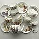 Painted porcelain tea Set of flora and Fauna. Tea & Coffee Sets. ArtFlera (artflera). Online shopping on My Livemaster.  Фото №2
