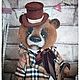 Мистер Тед мишка в технике тедди. Мишки Тедди. Татьяна Корчикова teddy & dolls. Ярмарка Мастеров.  Фото №8