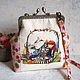 Children's handbag with clasp ' in the arms of a cat', Bags for children, Vladimir,  Фото №1