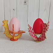 Сувениры и подарки handmade. Livemaster - original item Cockerel egg stand. Handmade.