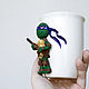 Donatello. Decor on a circle of polymer clay teenage mutant ninja turtles. Mugs and cups. Al Catone store. Online shopping on My Livemaster.  Фото №2