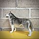 Husky in the rack: the author's statuette. Figurines. Creative workshop Cheerful porcelain. My Livemaster. Фото №6