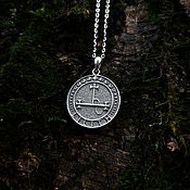 Украшения handmade. Livemaster - original item Lilith Amulet (II) — silver pendant on a silver chain. Handmade.