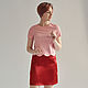 Red satin skirt, Skirts, Novosibirsk,  Фото №1