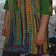 Crocheted tunic with fashionable element Granny Square. Tunics. In the rhythm of time. Knitting.. My Livemaster. Фото №5