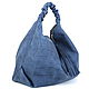 Bag - hobo - shopper with two pockets and tassel, Sacks, Moscow,  Фото №1
