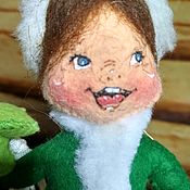 Винтаж: Виниловая кукла Рождественский Гимн от Robin Woods 