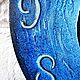 Часы настенные "Дельфины", часы ручной работы, часы расписные. Часы классические. Anna Gaponova. Ярмарка Мастеров.  Фото №4