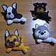 Order Toys made of felt 'Dogs' (dog breeds). Kramelena-Подарки любимым. Livemaster. . Stuffed Toys Фото №3