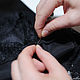 Velvet dress combination with lace. Dresses. Yana Levashova Fashion. Online shopping on My Livemaster.  Фото №2