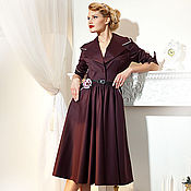 Ретро платье в стиле 50-х "Счастье гороховое"