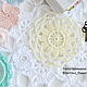 Order A set of Watercolors knitted decor for scrap. Natalie crochet flowers. Livemaster. . Scrapbooking Elements Фото №3