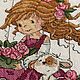 Интерьерная картина «Качели из роз». Картины. МаринаД. Интернет-магазин Ярмарка Мастеров.  Фото №2